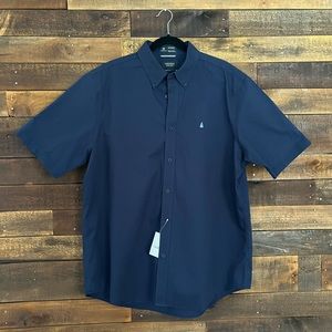 Men’s | Nordstrom Navy Blue Short Sleeve Button Down | XL | NWT